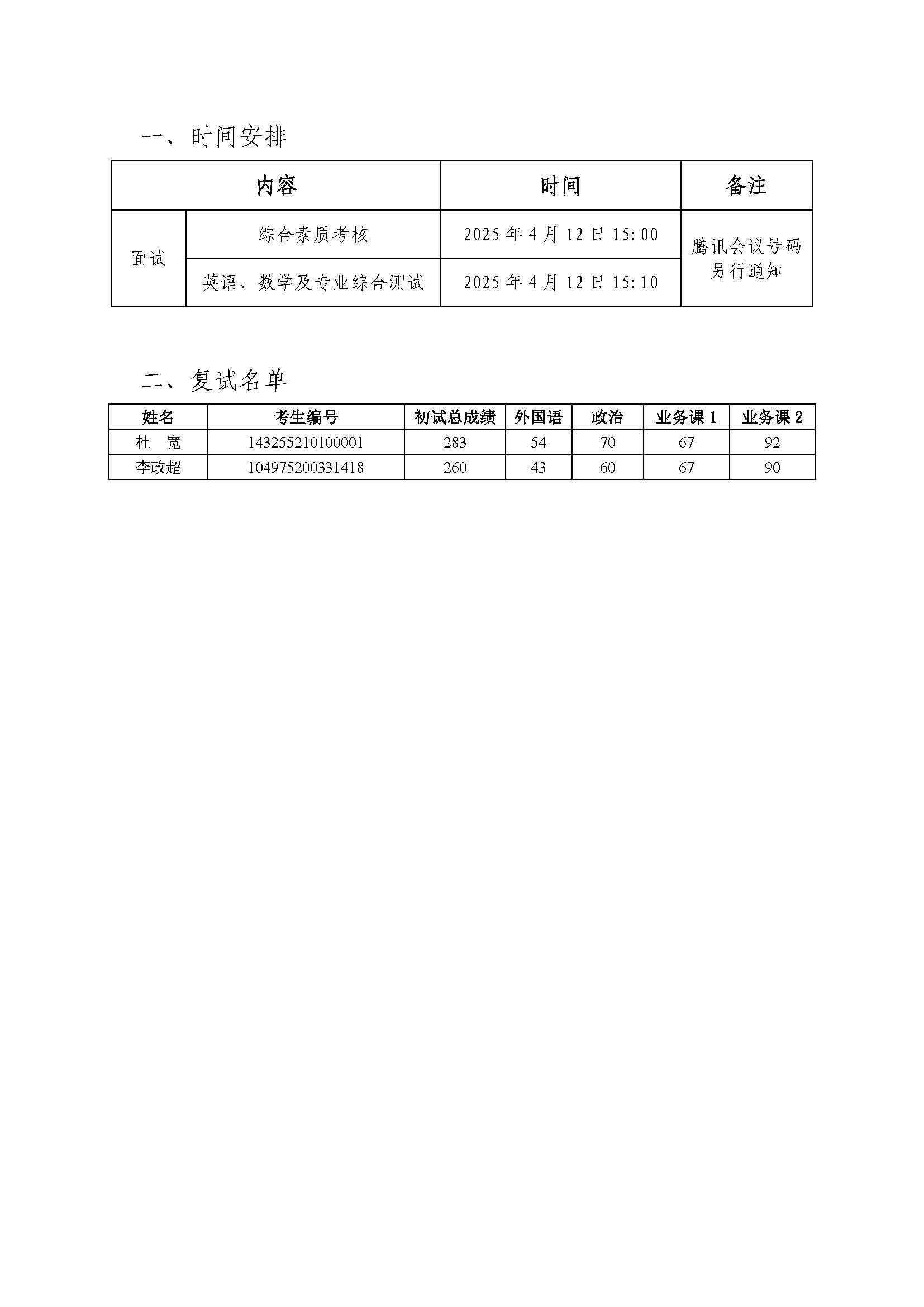 復試時(shí)間安排及復試名單20250412.jpg